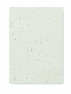 Logo trade business gift photo of: A5 seed paper cover notebook